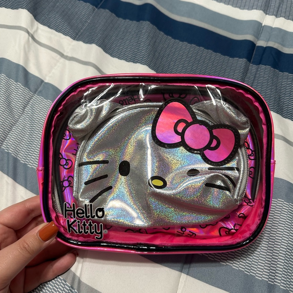 3pc Hello Kitty Makeup Bags